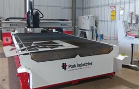 Kano HD High Definition Plasma Table used at Lee Industries of Little Falls